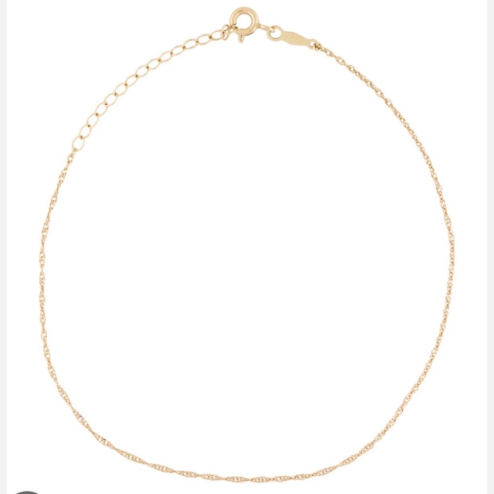 Catbird Hundred Summers 14k Gold Anklet
